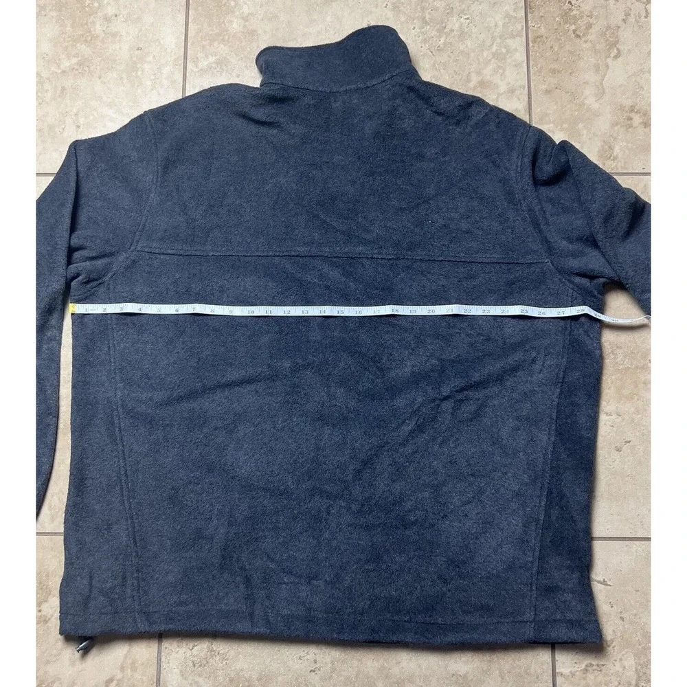 Columbia Sportswear Gray Fleece Pockets Full Zip Jacket Adult Regular Size XXL - Picture 6 of 11